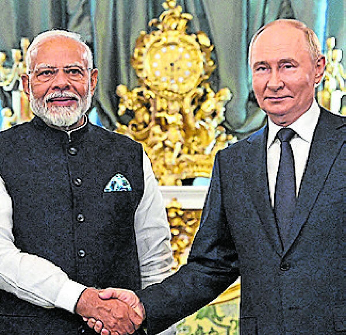 ಸಂಪಾದಕೀಯ | ಮೋದಿ–‍ಪುಟಿನ್ ಭೇಟಿ: ಗೆಳೆತನ ಗಾಢವಾಗಿಸುವ ಯತ್ನ