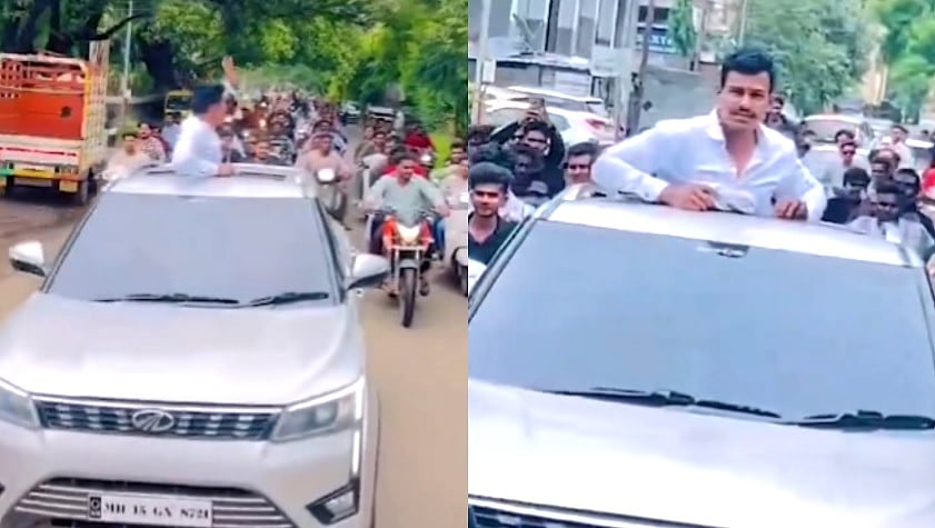 ಜೈಲಿನಿಂದ ಹೊರಬಂದು ಬೆಂಬಲಿಗರೊಂದಿಗೆ ರ್‍ಯಾಲಿ ನಡೆಸಿದ್ದ ರೌಡಿ: ಮತ್ತೆ ಬಂಧನ