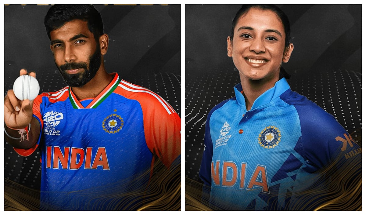 ಐಸಿಸಿ ತಿಂಗಳ ಪ್ರಶಸ್ತಿ: ಬೂಮ್ರಾ, ಮಂದಾನಗೆ ಒಲಿದ ಗೌರವ