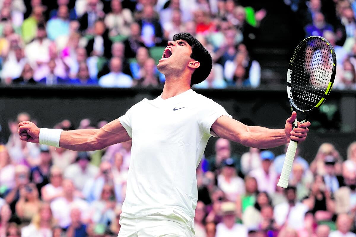 wimbledon 2024: ಕಾರ್ಲೋಸ್‌ ಅಲ್ಕರಾಜ್‌ಗೆ ವಿಂಬಲ್ಡನ್ ಕಿರೀಟ