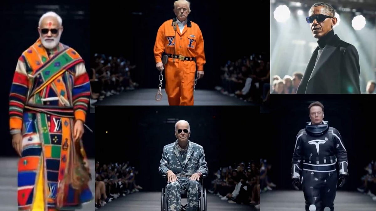 ಮೋದಿ, ಒಬಾಮ, ಬೈಡನ್ ರ್‍ಯಾಂಪ್‌ ವಾಕ್ ಮಾಡಿದರೆ ಹೇಗಿರುತ್ತೆ? AI ವಿಡಿಯೊ ನೋಡಿ