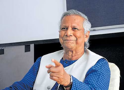 ನೊಬೆಲ್ ಪುರಸ್ಕೃತ ಯೂನಸ್ ಹಂಗಾಮಿ ಸರ್ಕಾರದ ಮುಖ್ಯಸ್ಥರಾಗಲಿ:ವಿದ್ಯಾರ್ಥಿಗಳ ಆಗ್ರಹ