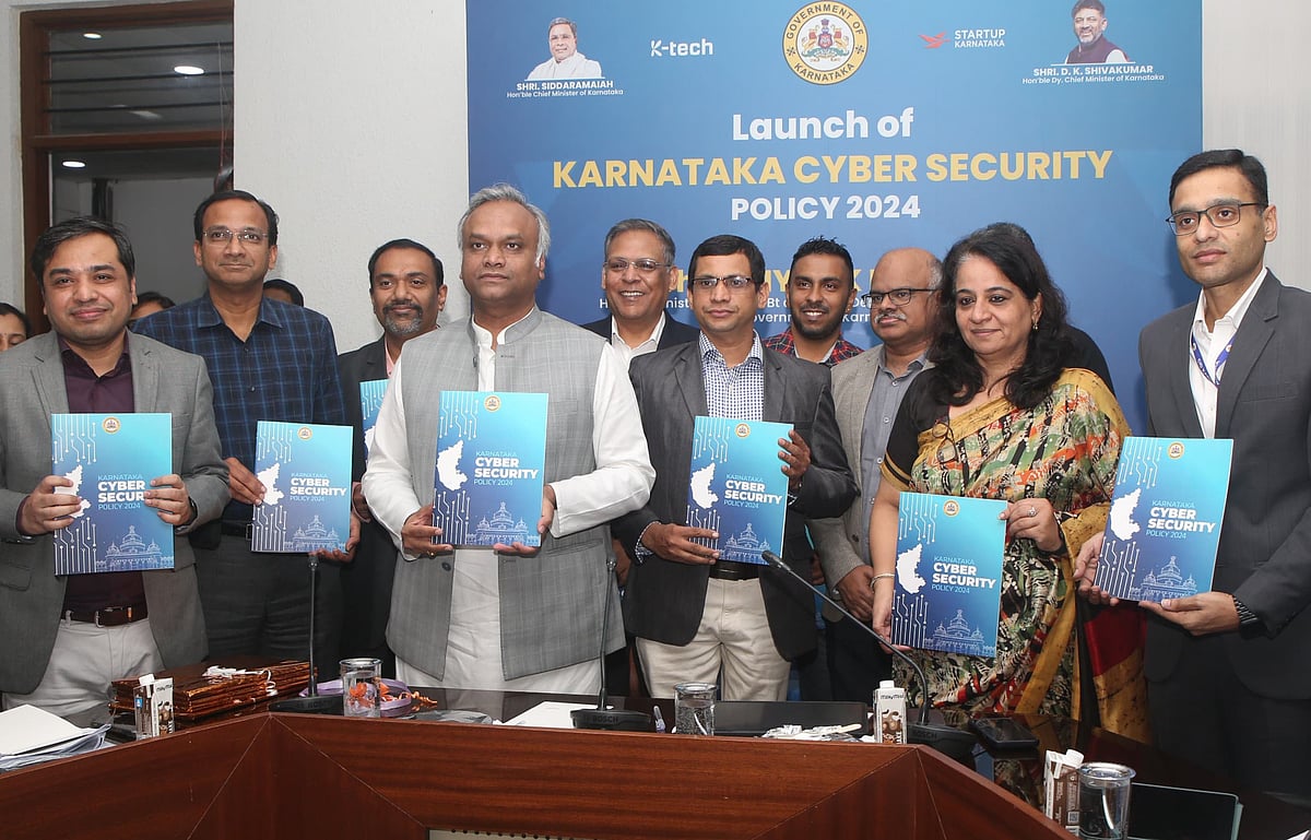 ರಾಜ್ಯದಲ್ಲಿ ಸೈಬರ್‌ ಭದ್ರತಾ ನೀತಿ ಜಾರಿ: ಪ್ರಿಯಾಂಕ್‌ ಖರ್ಗೆ