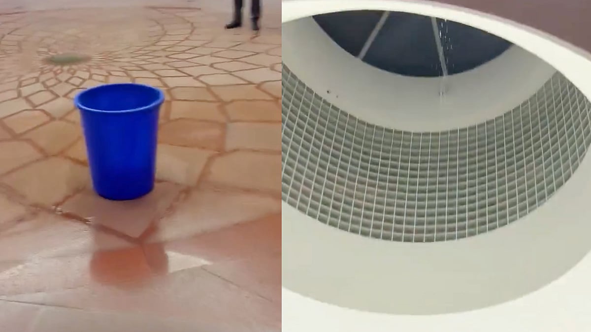 ಸೋರುತ್ತಿದೆ ನೂತನ ಸಂಸತ್ ಭವನ: ವಿಡಿಯೊ ಹಂಚಿಕೊಂಡ ಕಾಂಗ್ರೆಸ್ ಸಂಸದ
