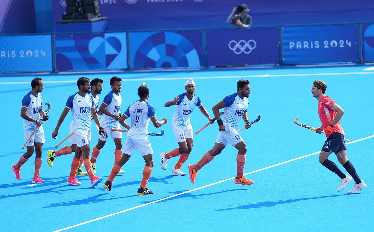 Paris Olympics Hockey: ಬ್ರಿಟನ್ ಮಣಿಸಿ ಸೆಮಿಫೈನಲ್‌ಗೆ ಲಗ್ಗೆ ಇಟ್ಟ ಭಾರತ