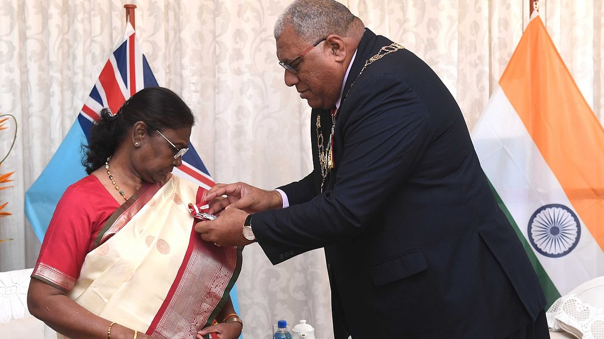 ರಾಷ್ಟ್ರಪತಿ ದ್ರೌಪದಿ ಮುರ್ಮುಗೆ ಫಿಜಿ ದೇಶದ ಅತ್ಯುನ್ನತ ನಾಗರಿಕ ಪ್ರಶಸ್ತಿ