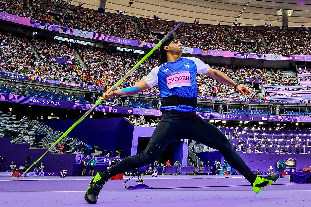 Paris Olympics | ಜಾವೆಲಿನ್ ಥ್ರೋ: ಮೊದಲ ಎಸೆತದಲ್ಲೇ ಫೈನಲ್‌ಗೆ ನೀರಜ್ ಲಗ್ಗೆ