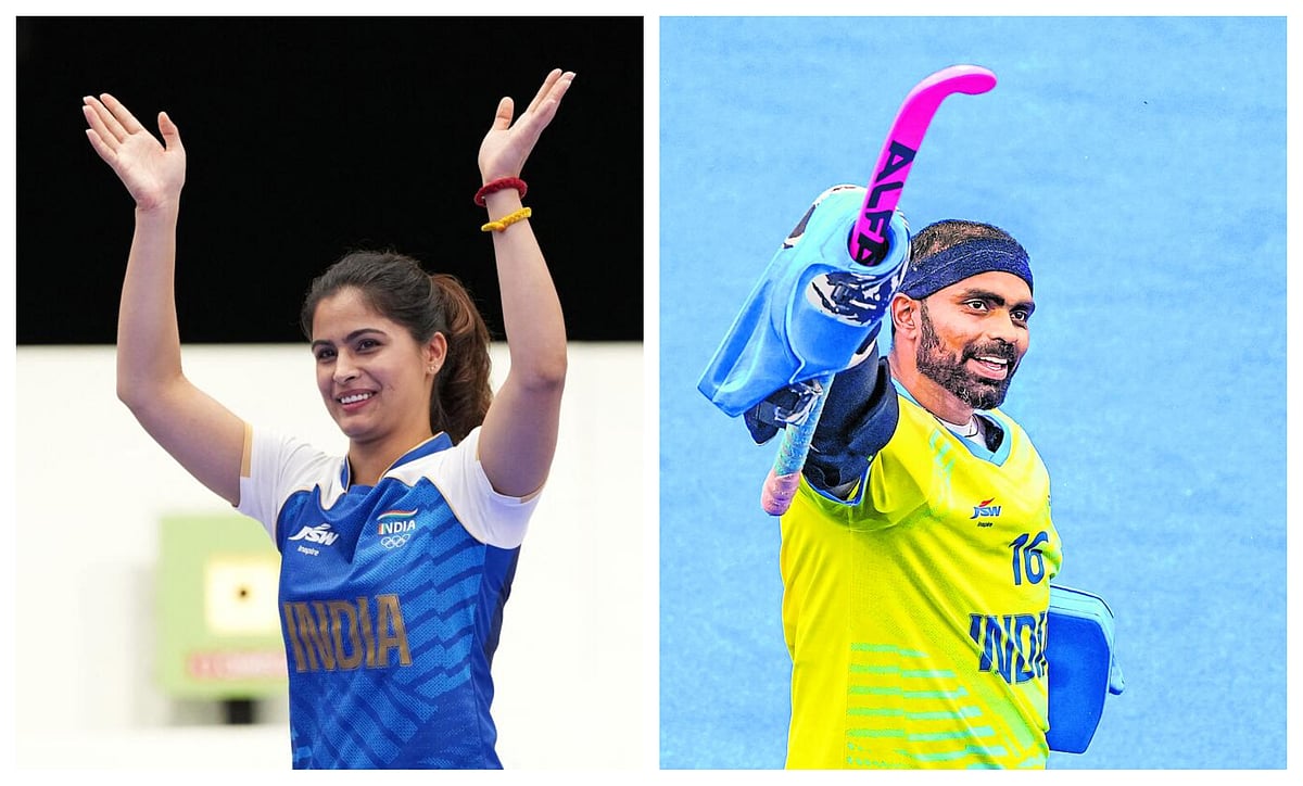 Paris Olympcis | ಸಮಾರೋಪದಲ್ಲಿ ಮನು ಜೊತೆಗೆ ಶ್ರೀಜೇಶ್ ಧ್ವಜಧಾರಿ