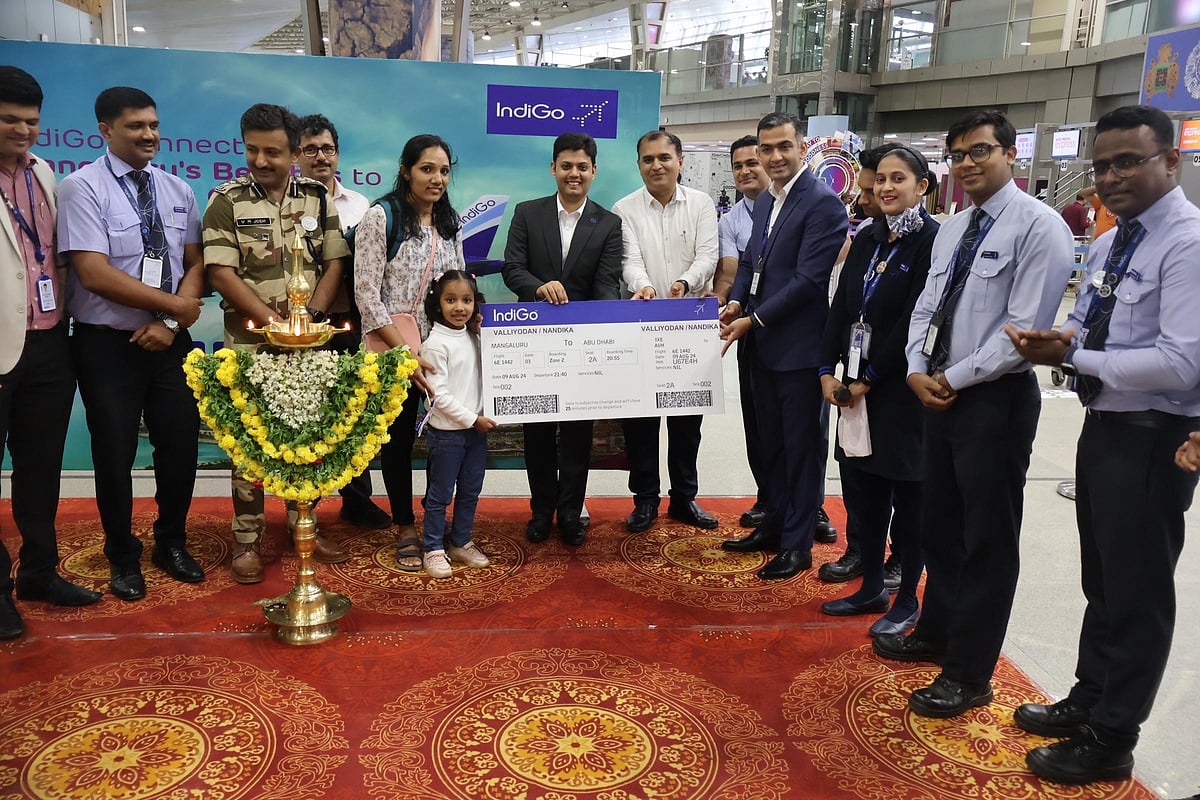 ಮಂಗಳೂರು–ಅಬುಧಾಬಿ ನಡುವೆ ಇಂಡಿಗೊ ವಿಮಾನ ಆರಂಭ