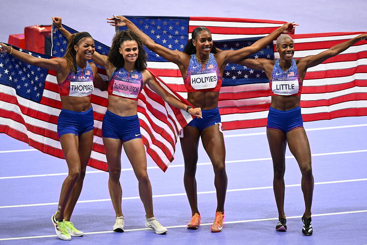 Paris Olympics | ರಿಲೆ: ಅಮೆರಿಕ ತಂಡಗಳಿಗೆ ಚಿನ್ನ