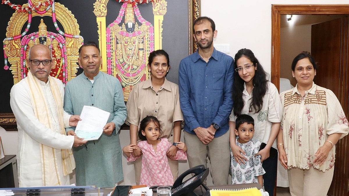 TTDಯ SV ಪ್ರಾಣದಾನ ಟ್ರಸ್ಟ್‌ಗೆ ಪಂಜಾಬ್‌ ಉದ್ಯಮಿಯಿಂದ ₹21 ಕೋಟಿ ದೇಣಿಗೆ