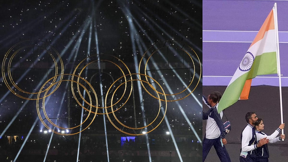 PHOTOS | ಪ್ಯಾರಿಸ್‌ ಒಲಿಂಪಿಕ್ಸ್‌ಗೆ ಅದ್ದೂರಿ ತೆರೆ