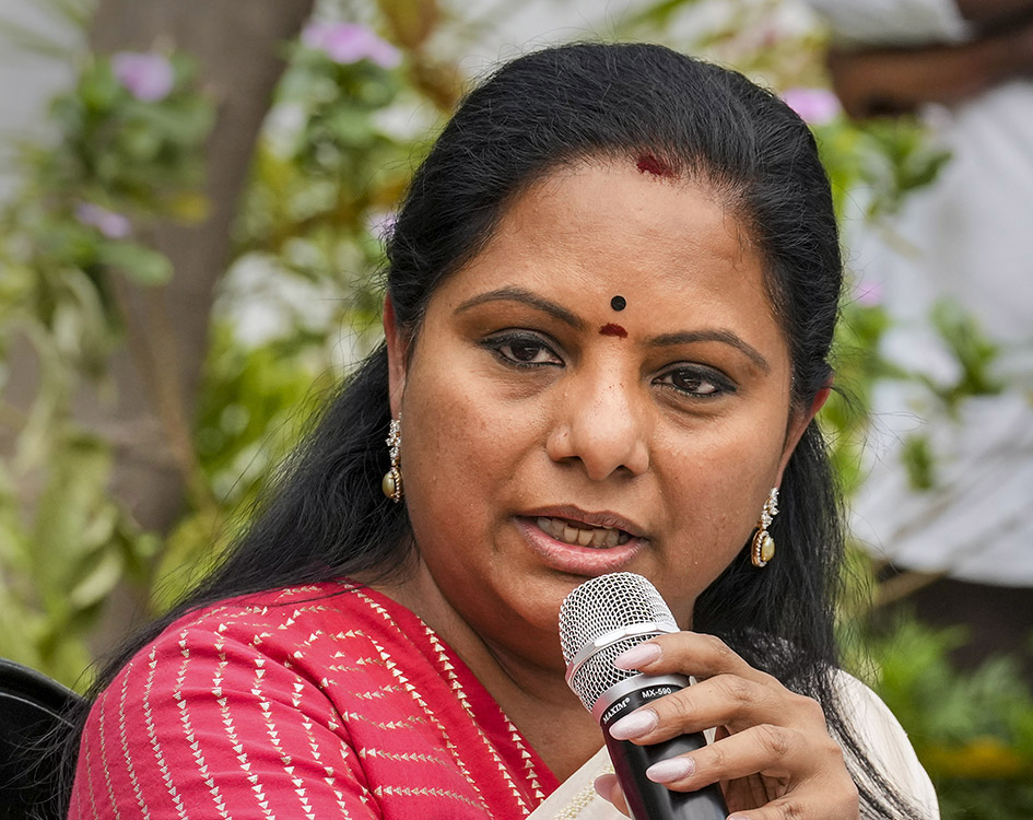 ಕೆ.ಕವಿತಾ–ಪಿಟಿಐ ಚಿತ್ರ