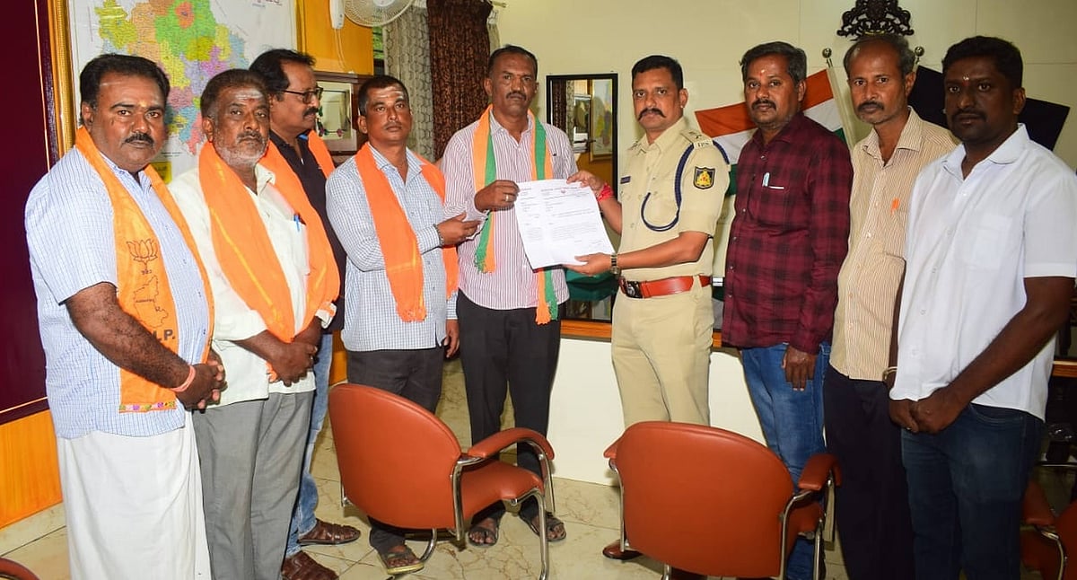 ಮಂಡ್ಯ | ರಾಜ್ಯಪಾಲರ ಬಗ್ಗೆ ಅವಹೇಳನ: ಶಾಸಕ ನರೇಂದ್ರಸ್ವಾಮಿ ವಿರುದ್ಧ ಬಿಜೆಪಿ ದೂರು