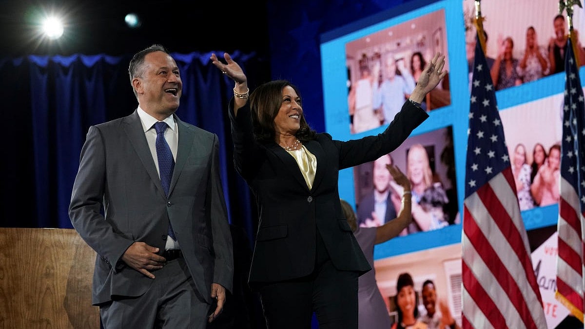 ಈಗ ದೇಶಕ್ಕೆ ಕಮಲಾ ಅವರ ಅಗತ್ಯವಿದೆ: ಪತಿ ಡೌಗ್ಲಾಸ್ ಎಮ್ಹಾಫ್‌