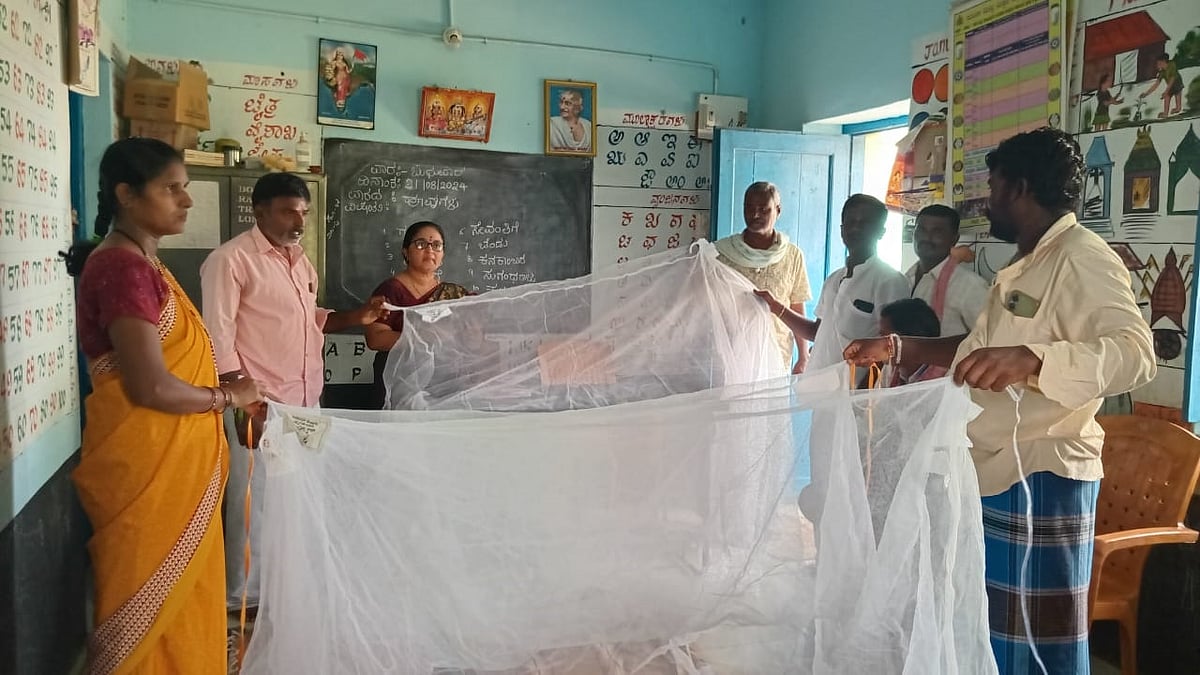 ‘379 ಅಂಗನವಾಡಿಗಳಲ್ಲಿ ಸೊಳ್ಳೆ ಪರದೆ ಬಳಕೆ’