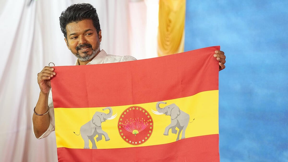 ನಟ ವಿಜಯ್ ಪಕ್ಷದ ಧ್ವಜದಲ್ಲಿ ಆನೆ; ಚುನಾವಣಾ ಆಯೋಗಕ್ಕೆ ಬಿಎಸ್‌ಪಿ ದೂರು