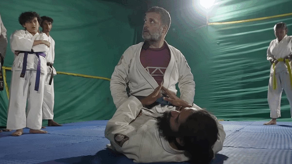 ಮಾರ್ಷಲ್ಸ್ ಆರ್ಟ್ಸ್ ಪ್ರದರ್ಶನದ ವಿಡಿಯೊ ಹಂಚಿಕೊಂಡ ರಾಹುಲ್ ಗಾಂಧಿ