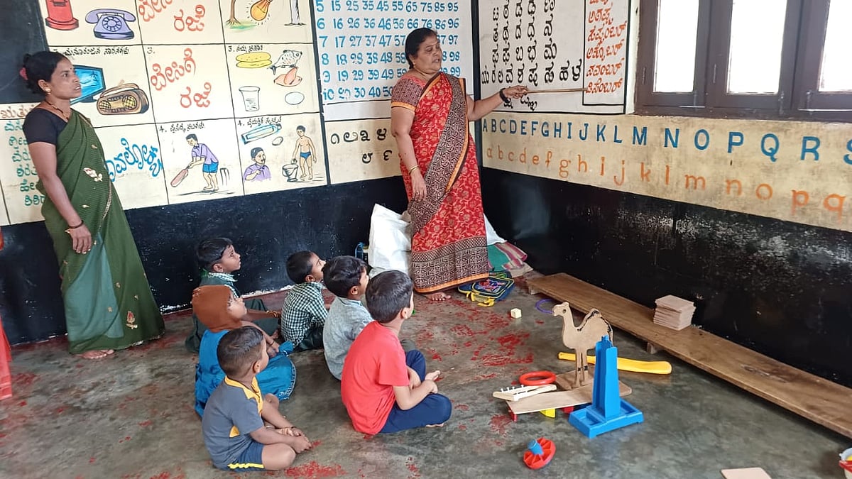 ಹಿರೇಕೆರೂರು | ವೇತನ ಬಾಕಿ: ಅಂಗನವಾಡಿ ನೌಕರರ ಸಂಕಷ್ಟ