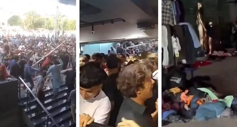 Video | ಪಾಕ್‌ನಲ್ಲಿ ‘ಡ್ರೀಮ್ ಬಜಾರ್’ ಮಾಲ್ ಉದ್ಘಾಟನೆಗೊಂಡ ಮೊದಲ ದಿನವೇ ಧ್ವಂಸ!