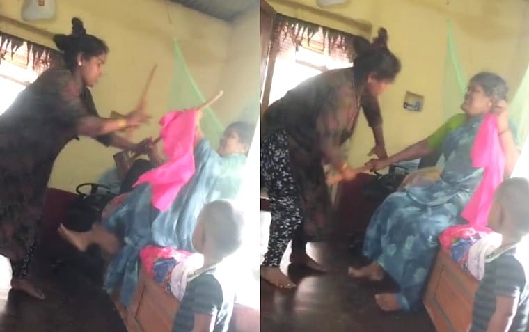 ಚನ್ನಪಟ್ಟಣ | ಅತ್ತೆಗೆ ಥಳಿಸಿ ಕ್ರೌರ್ಯ ಮೆರೆದ ಸೊಸೆ; ವಿಡಿಯೊ ಚಿತ್ರೀಕರಿಸಿದ ಮಗ