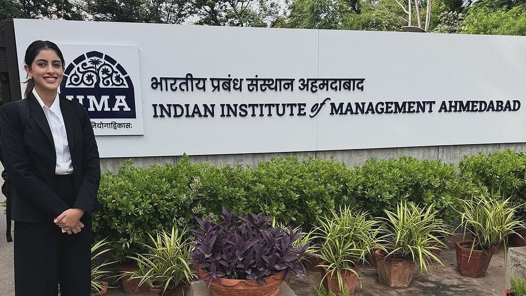 ಬಿಗ್‌ ಬಿ ಮೊಮ್ಮಗಳ ಐಐಎಂ ಅಹಮದಾಬಾದ್ ಪ್ರವೇಶ: ಸಂತಸ ಹಂಚಿಕೊಂಡ ನವ್ಯಾ