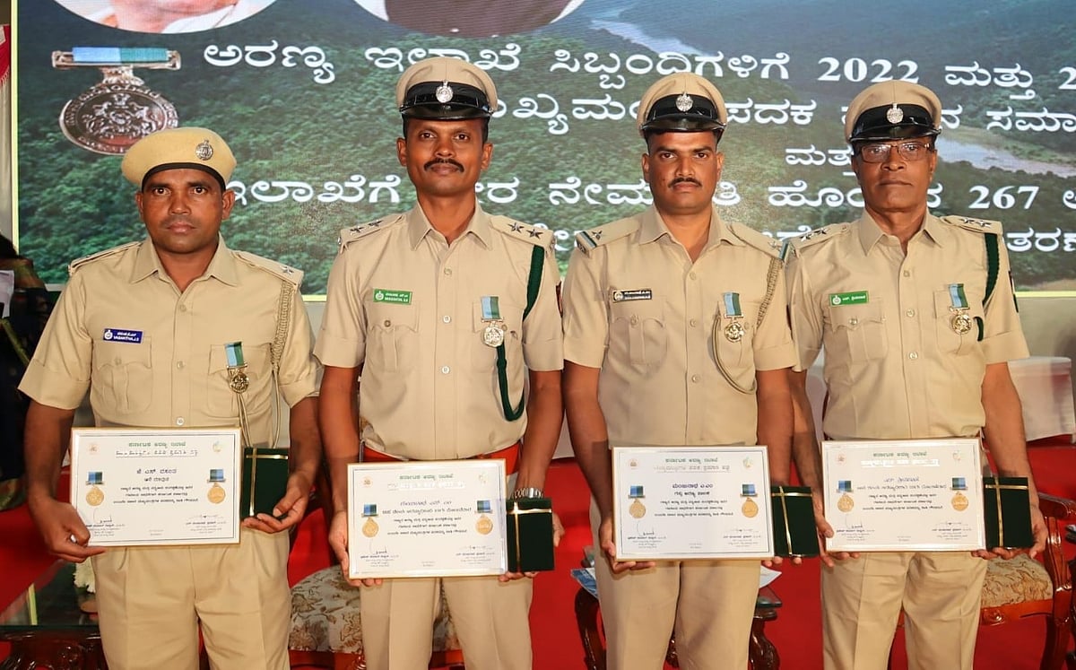 ದಸರಾ ಆನೆ ‘ಅಭಿಮನ್ಯು’ ಮಾವುತನಿಗೆ ಮುಖ್ಯಮಂತ್ರಿ ಪದಕ