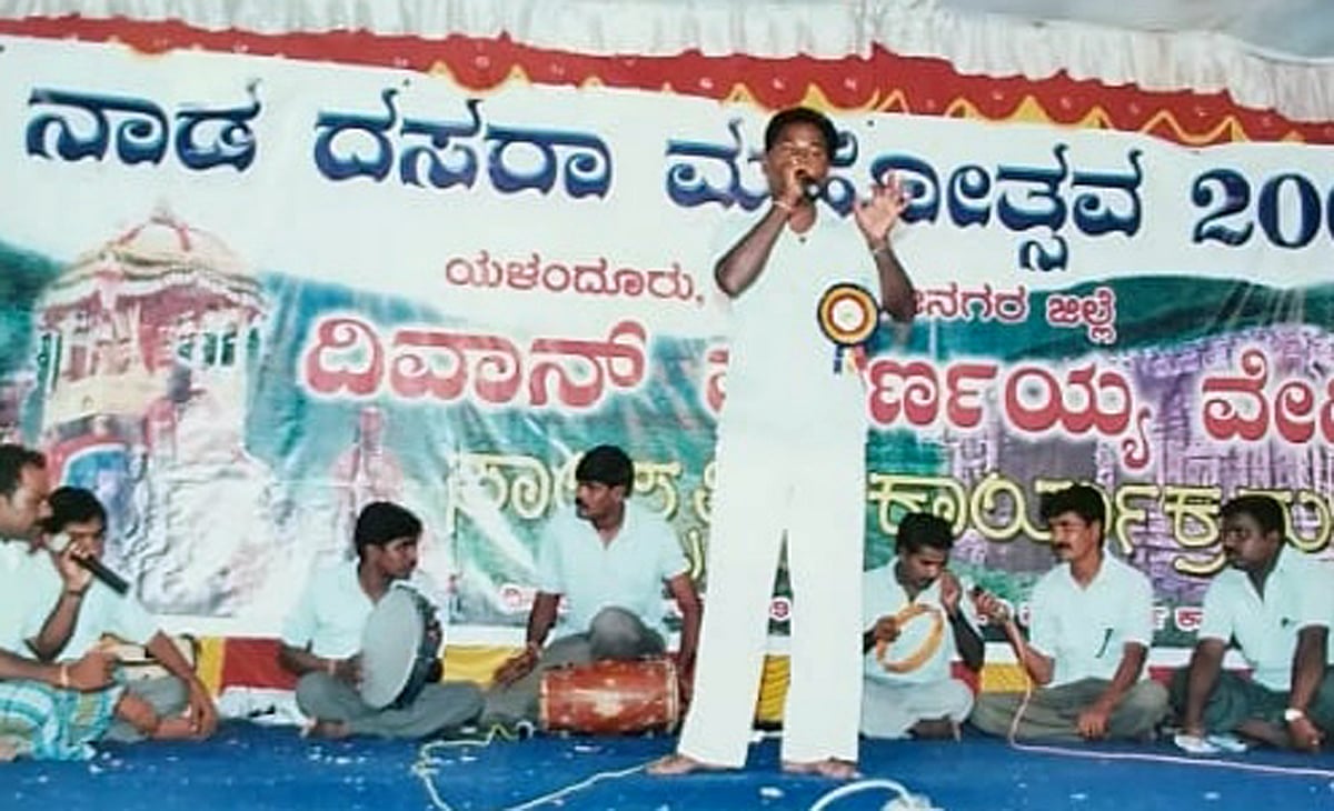 ದೇಸಿ ಸಾಧಕರು | ಜಾಗೃತಿ ಜಾಥಗಳಿಗೆ ಜೀವ ತುಂಬುವ ಕಲಾವಿದ