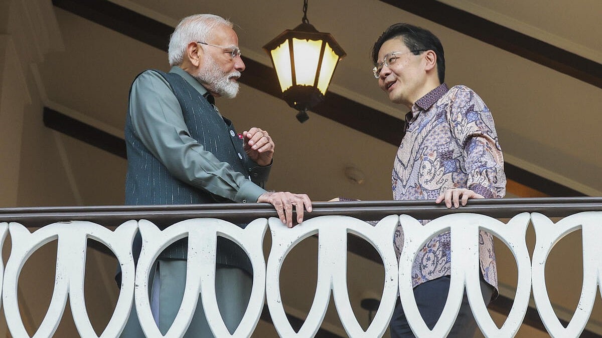 ಸಿಂಗಪುರ ಪ್ರಧಾನಿ ಲಾರೆನ್ಸ್‌ ಭೇಟಿಯಾದ PM ಮೋದಿ: ಬಾಂಧವ್ಯ ವೃದ್ಧಿ ಬಗ್ಗೆ ಚರ್ಚೆ