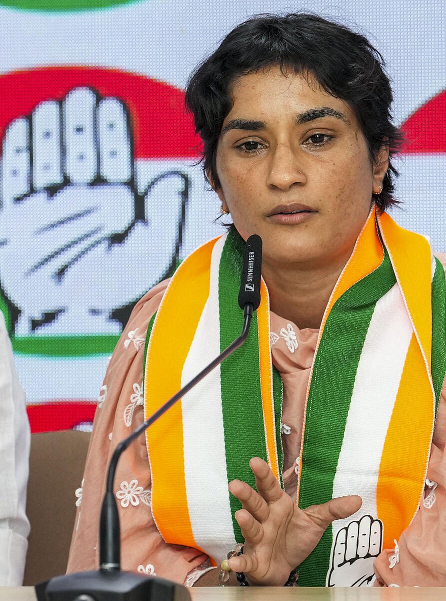 ಹರಿಯಾಣ ಚುನಾವಣೆ: ವಿನೇಶ್ ಫೋಗಟ್‌ ಜುಲಾನಾ ಕ್ಷೇತ್ರದ ಕಾಂಗ್ರೆಸ್ ಅಭ್ಯರ್ಥಿ