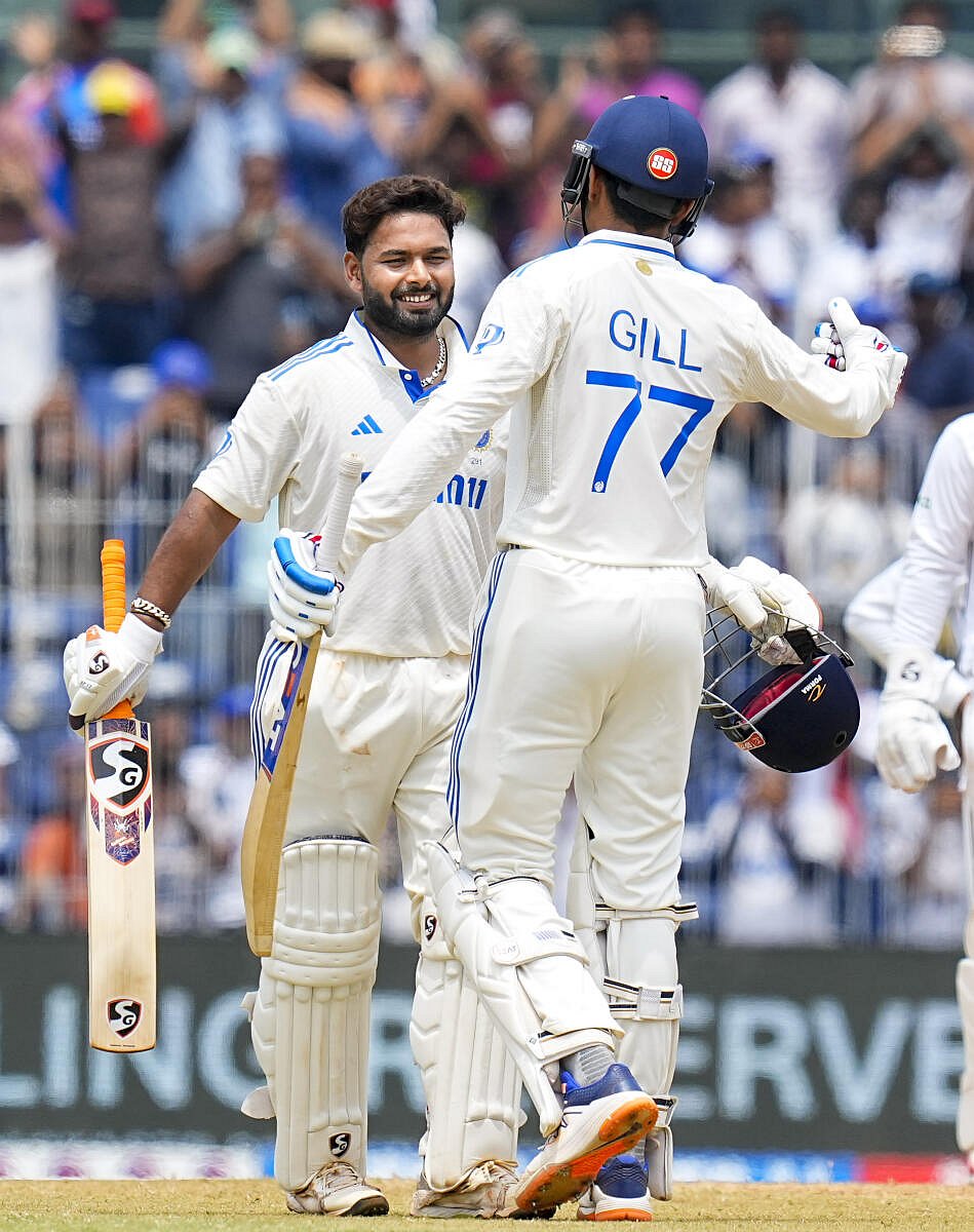 PHOTOS | ಚೆನ್ನೈ ಟೆಸ್ಟ್; ಗಿಲ್-ಪಂತ್ ಶತಕದ ವೈಭವ