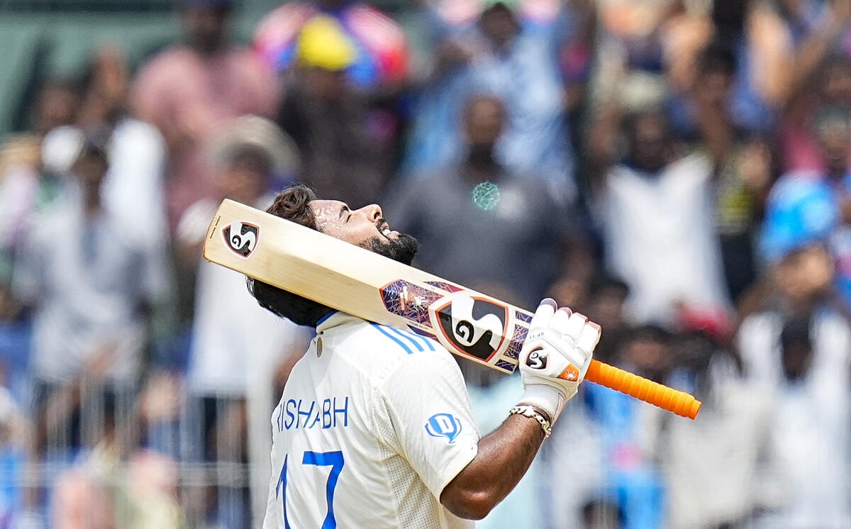 2022ರ ಕಾರು ಅಪಘಾತದ ನಂತರ ಮರಳಿದ ಪಂತ್‌: 6ನೇ ಶತಕದಿಂದ ಸರಿಗಟ್ಟಿದ ಧೋನಿ ದಾಖಲೆ