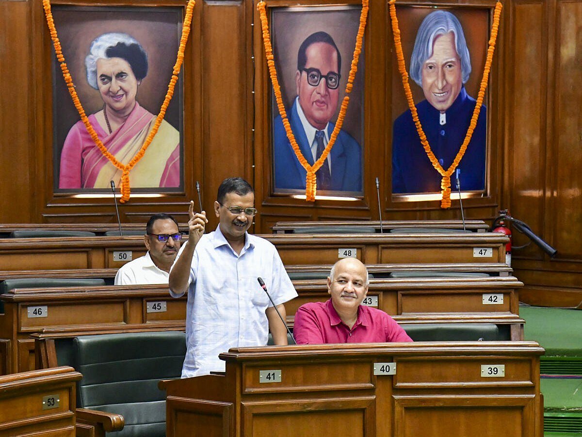 ದೆಹಲಿ ವಿಧಾನಸಭೆ: ಕೇಜ್ರಿವಾಲ್‌ಗೆ 41, ಸಿಸೋಡಿಯಾಗೆ 40ನೇ ಸಂಖ್ಯೆಯ ಆಸನ ಮಂಜೂರು