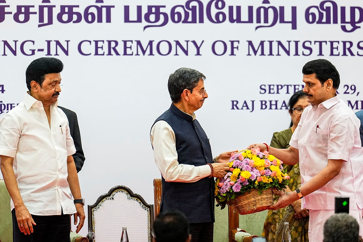 TN|ಮತ್ತೆ ಸ್ಟಾಲಿನ್ ಸಂಪುಟ ಸೇರಿದ ಬಾಲಾಜಿ; ಹಿಂದೆ ಹೊಂದಿದ್ದ ಖಾತೆಯೇ ಮರು ಹಂಚಿಕೆ