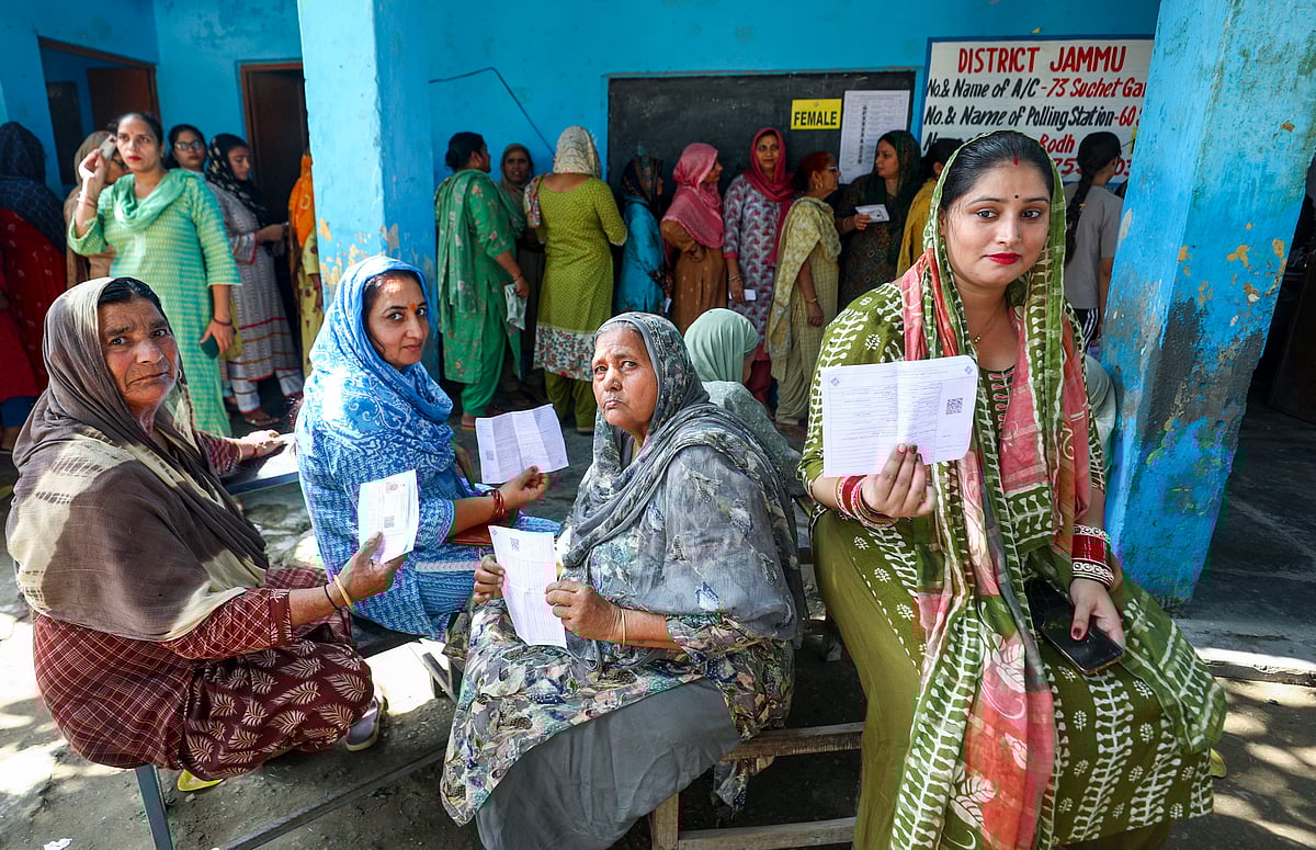 ಜಮ್ಮು ಮತ್ತು ಕಾಶ್ಮೀರ ವಿಧಾನಸಭಾ ಚುನಾವಣೆ | ಕೊನೆಯ ಹಂತ; ಶೇ 66 ಮತದಾನ
