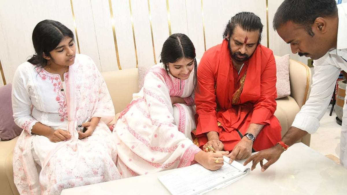 ತಿರುಪತಿ ವೆಂಕಟೇಶ್ವರನ ಮೇಲೆ ನಂಬಿಕೆಯಿದೆ: ಪವನ್ ಕಲ್ಯಾಣ್ ಪುತ್ರಿ ಪಲಿನಾ ಘೋಷಣೆ