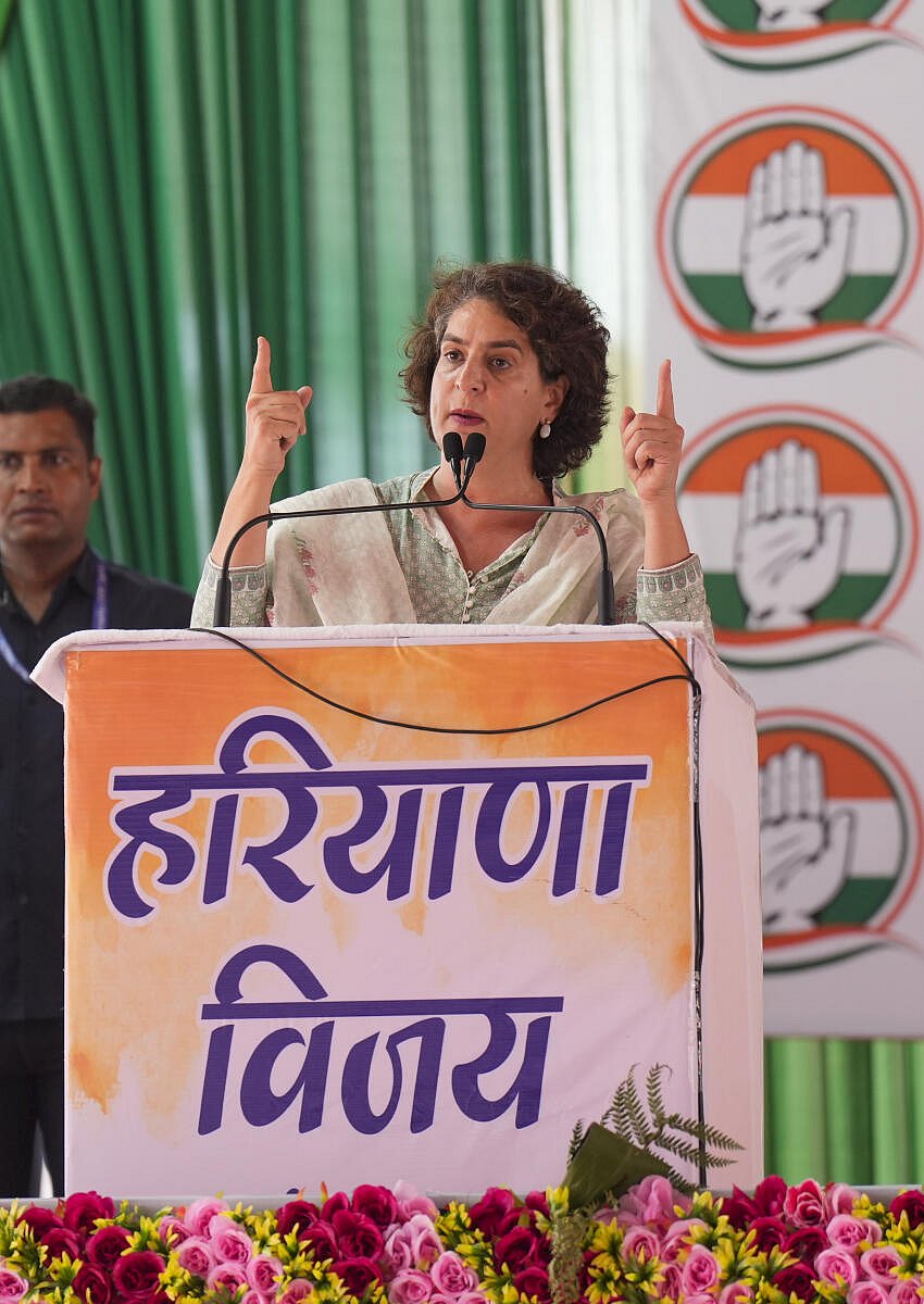 Haryana Polls ದುಷ್ಟತನ, ಅನ್ಯಾಯದ ವಿರುದ್ಧದ ಹೋರಾಟ: ಪ್ರಿಯಾಂಕಾ ಗಾಂಧಿ ವಾದ್ರಾ