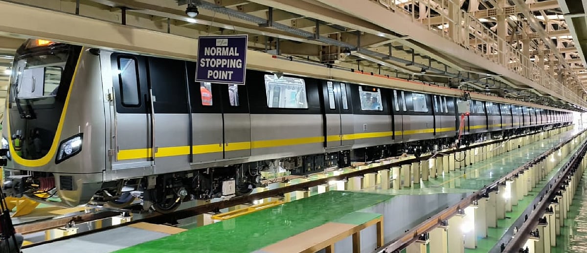 ಹಳದಿ ಮಾರ್ಗ: ಮೆಟ್ರೊ ಸಂಚಾರ ಜನವರಿಯಲ್ಲಿ ಆರಂಭ