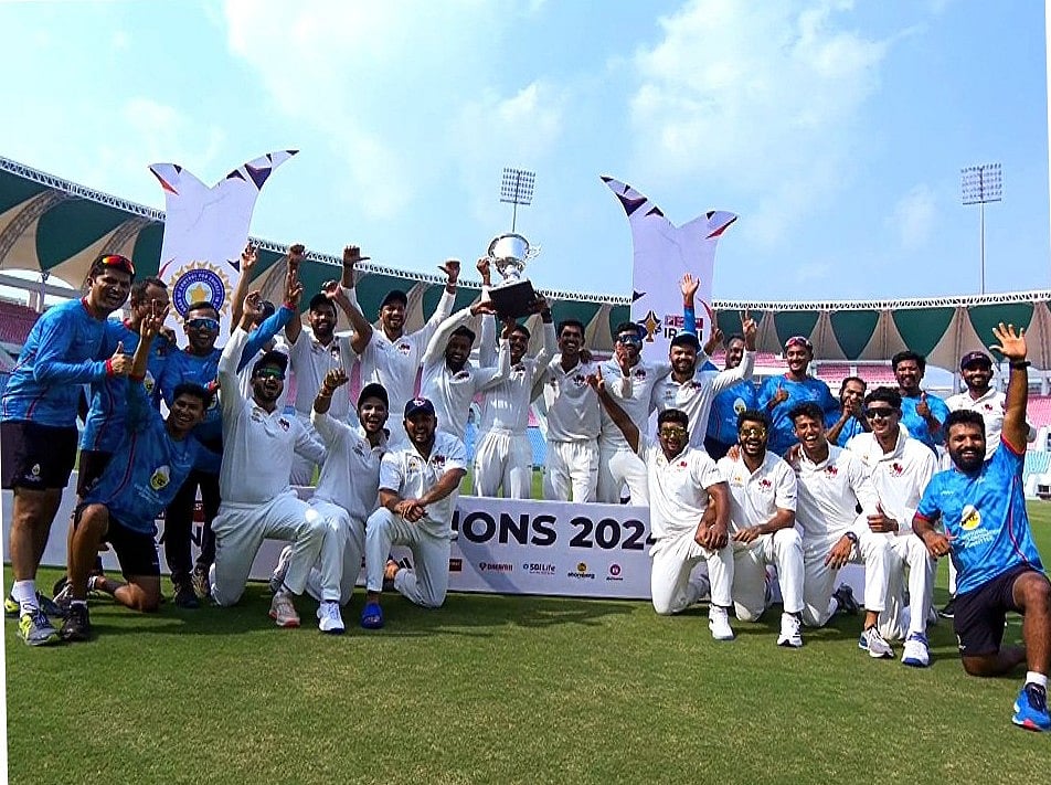 ಕೋಟ್ಯಾನ್ ಶತಕ; 27 ವರ್ಷಗಳ ಬಳಿಕ ಇರಾನಿ ಕಪ್ ಗೆದ್ದ ಮುಂಬೈ