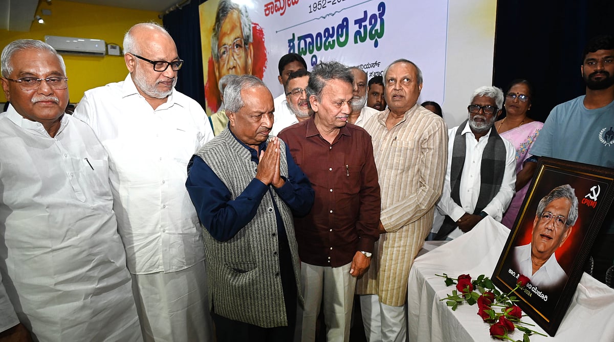 ಕಾಂಗ್ರೆಸ್‌ಗೆ ಜತೆಯಾದರೂ ಸಿದ್ಧಾಂತ ಬಿಡದ ಯೆಚೂರಿ: ಬರಗೂರು ರಾಮಚಂದ್ರಪ್ಪ 