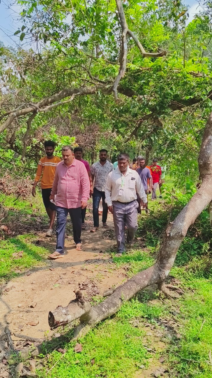 ಶಾಸಕ ಸುನಿಲ್‌ ಕುಮಾರ್‌ ಘಟನಾ ಸ್ಥಳಕ್ಕೆ ಭೇಟಿ ನೀಡಿದರು