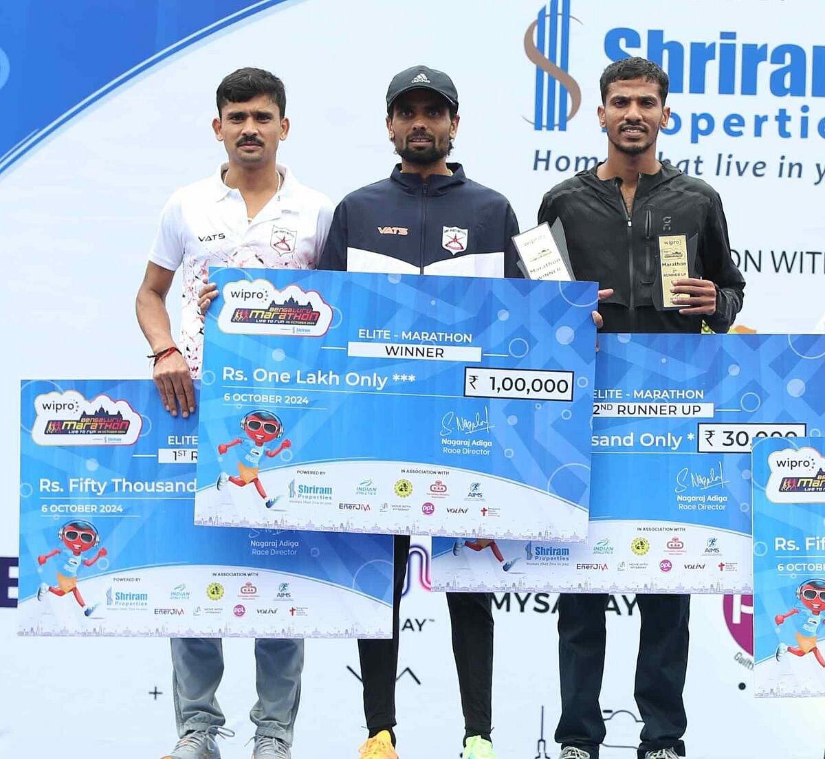 ವಿಪ್ರೊ ಬೆಂಗಳೂರು ಮ್ಯಾರಥಾನ್‌: ಲಕ್ಷ್ಮಿ, ಕಾರ್ತಿಕ್‌ಗೆ ಚಿನ್ನದ ಪದಕ