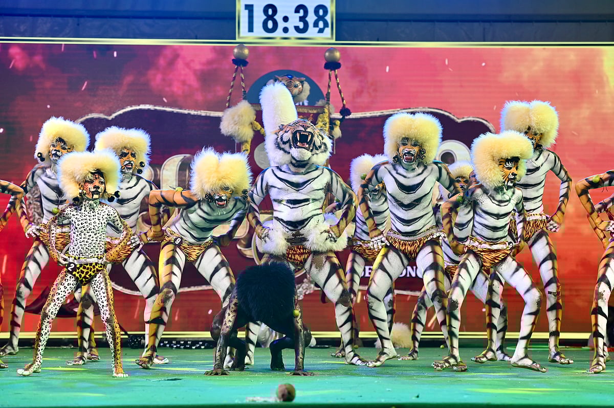 ಮಂಗಳೂರಿನಲ್ಲಿ ಹುಲಿಕುಣಿತ ಪ್ರದರ್ಶನ ವೀಕ್ಷಿಸಿದ ಕ್ರಿಕೆಟಿಗ ಶಿವಂ ದುಬೆ 