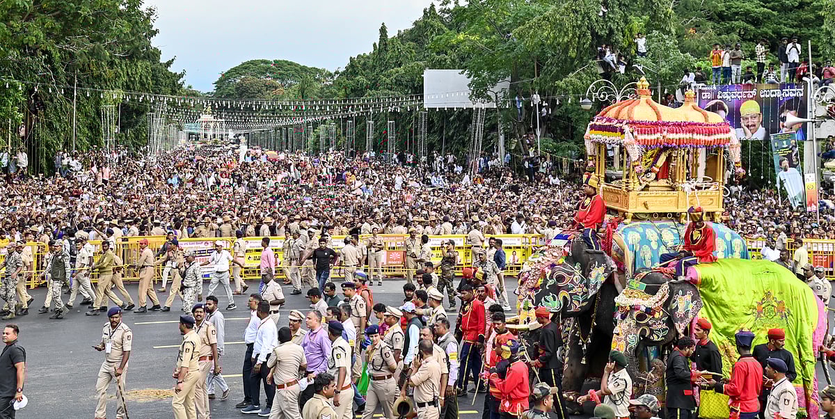 ಮೈಸೂರು ದಸರಾ: ಜಂಬೂಸವಾರಿಗೆ ಮಳೆ ಮೇಳ