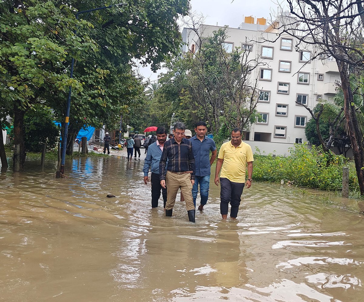 Bengaluru Rains: ಮಳೆ ಹಾನಿ ಪ್ರದೇಶಗಳಿಗೆ BBMP ಮುಖ್ಯ ಆಯುಕ್ತ ತುಷಾರ್ ಭೇಟಿ
