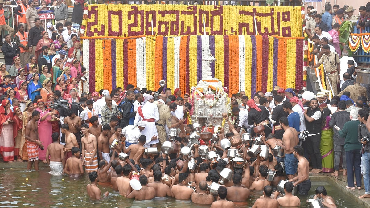 ಕೊಡಗು | ತಲಕಾವೇರಿಯಲ್ಲಿ ತೀರ್ಥೋದ್ಭವ ಸಂಭ್ರಮ