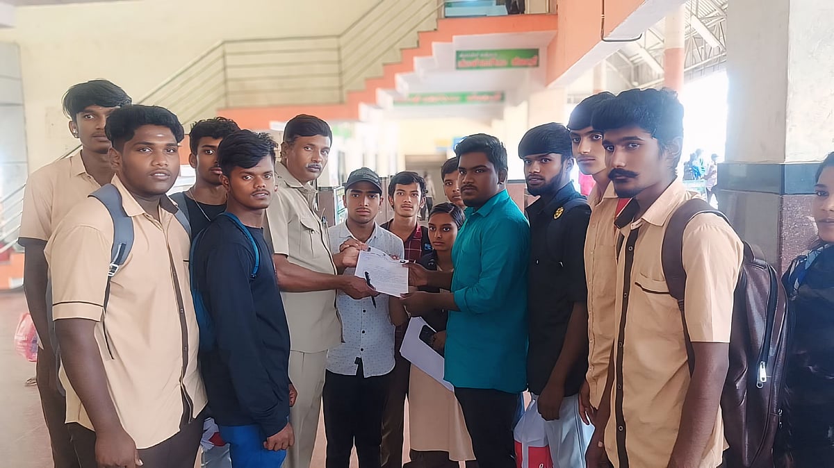 ಬಸ್ ಸೇವೆ ಕಲ್ಪಿಸಲು ಎಸ್ಎಫ್ಐ ಮನವಿ