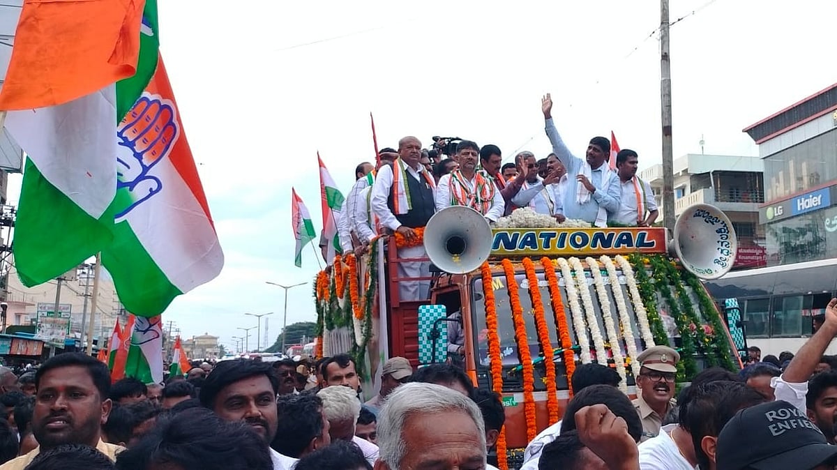 ಚನ್ನಪಟ್ಟಣ ಉಪಚುನಾವಣೆ: ಯೋಗೇಶ್ವರ್ ನಾಮಪತ್ರ ಸಲ್ಲಿಕೆ ಮೆರವಣಿಗೆಗೆ CM, DCM ಸಾಥ್