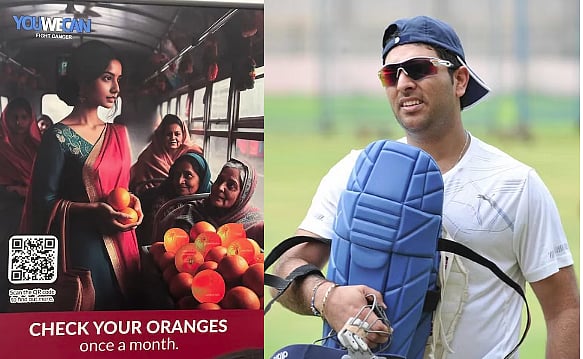 ಸ್ತನಕ್ಕೆ ಕಿತ್ತಳೆ ಹೋಲಿಕೆ: ಯುವರಾಜ್ ಸಂಸ್ಥೆಯ ಜಾಹೀರಾತು ತೆಗೆದ ದೆಹಲಿ ಮೆಟ್ರೊ