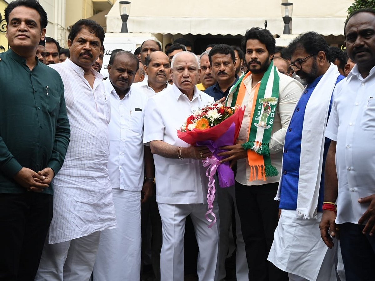 Channapatna By poll: ಒಗ್ಗಟ್ಟಿನಿಂದ ನಿಖಿಲ್ ಅವರನ್ನು ಗೆಲ್ಲಿಸುತ್ತೇವೆ: BSY